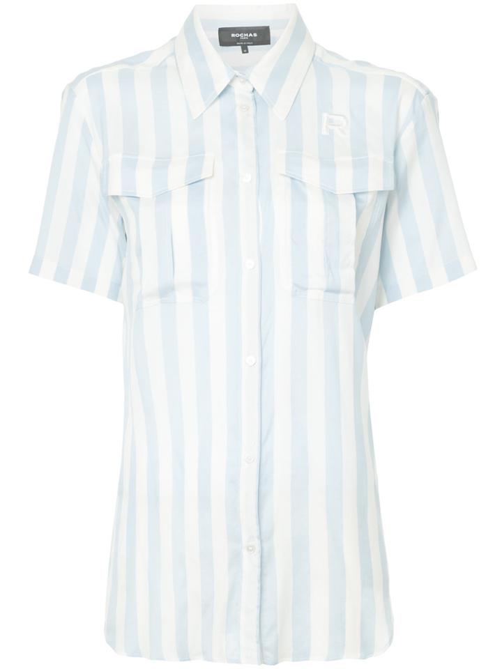 Rochas Striped Shirt - Blue