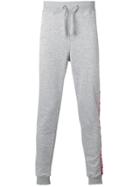 Alpha Industries Side Stripe Track Trousers - Grey