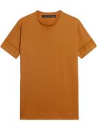 Mackintosh 0003 Orange Cotton 0003 Crew Neck T-shirt - Yellow