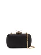 Alexander Mcqueen Butterfly Box Clutch - Black