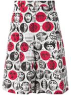 Comme Des Garçons Homme Plus - Face Print Shorts - Men - Cotton - Xxxl, White, Cotton