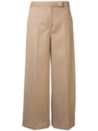 Max Mara Cropped Trousers - Brown