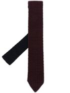 Ermenegildo Zegna Cashmere Embroidered Tie