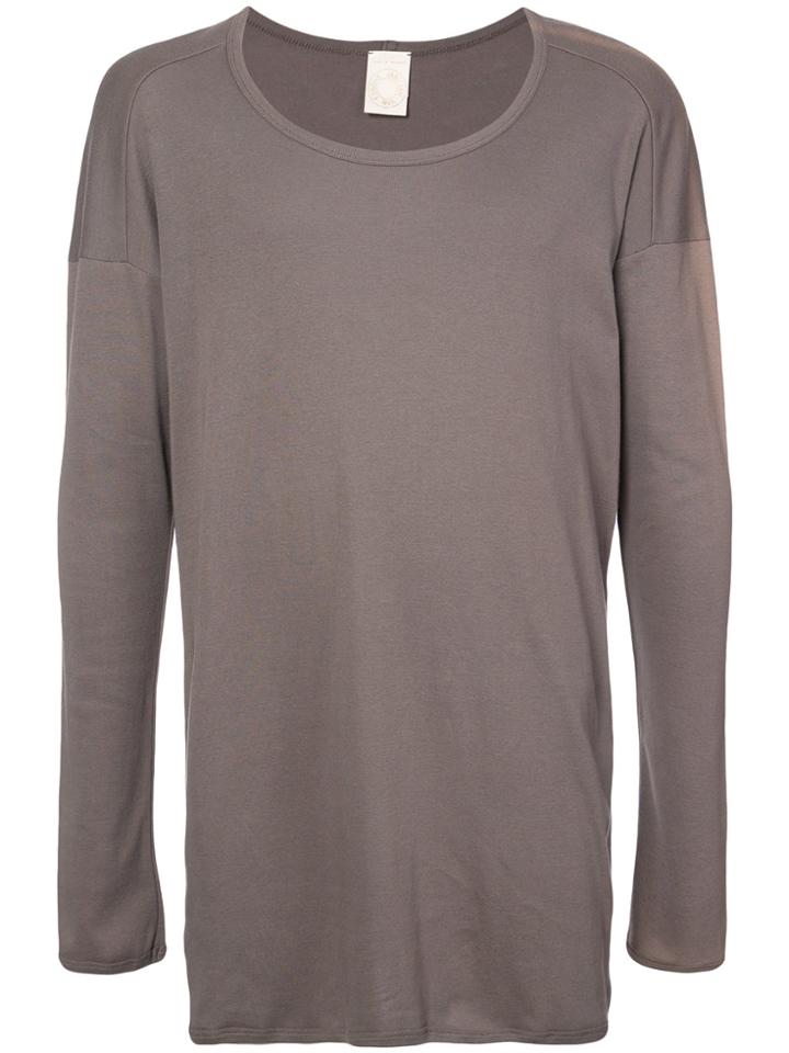 Jan Jan Van Essche Slouchy Jersey Top - Grey