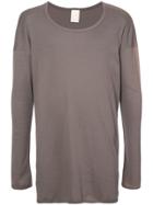 Jan Jan Van Essche Slouchy Jersey Top - Grey