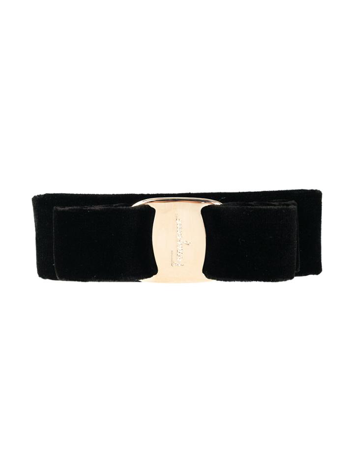 Salvatore Ferragamo Vara Bow Hairclip - Black