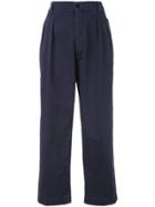 The Seafarer Cropped Trousers - Blue
