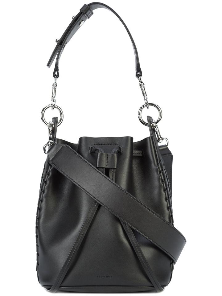 All Saints Small Bucket Shoulder Bag - Black
