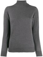 A.p.c. Roll-neck Fitted Sweater - Grey