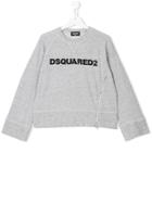 Dsquared2 Kids Logo Printed Sweatshirt - Grey