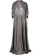 Bottega Veneta Embellished Gown - Metallic