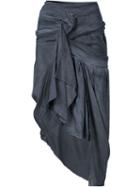 Vivienne Westwood Gold Label Draped Asymmetric Skirt