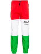 Moschino Italian Flag Drawstring Sweatpants - 1888 Red/white/green