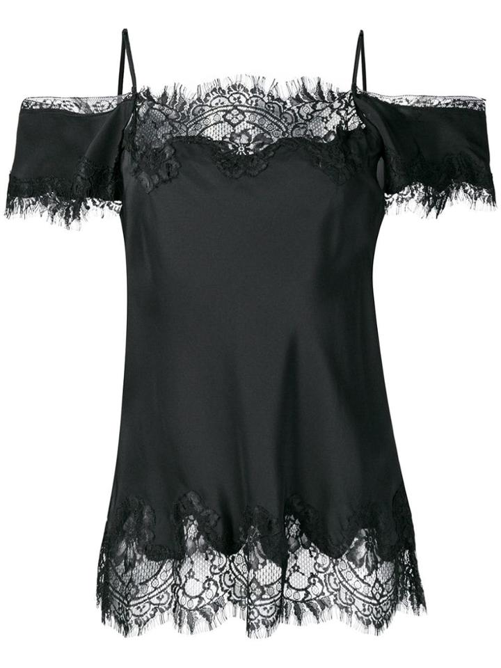 Gold Hawk Off-the-shoulder Camisole - Black