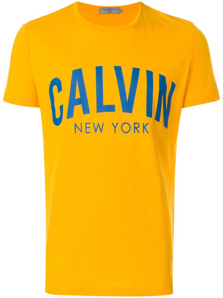 Calvin Klein Jeans Logo T-shirt - Yellow & Orange