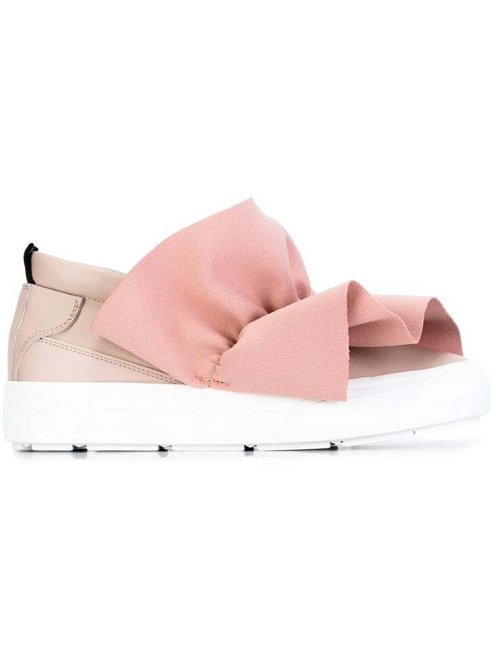 Msgm Ruffle Detail Sneakers