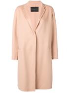 Fabiana Filippi Single Breasted Cashmere Coat - Neutrals
