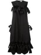 Maison Rabih Kayrouz Knots Detail Dress, Women's, Size: 36, Black, Cotton