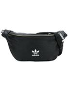 Adidas Adidas Originals Snakeskin-effect Logo Belt Bag - Black