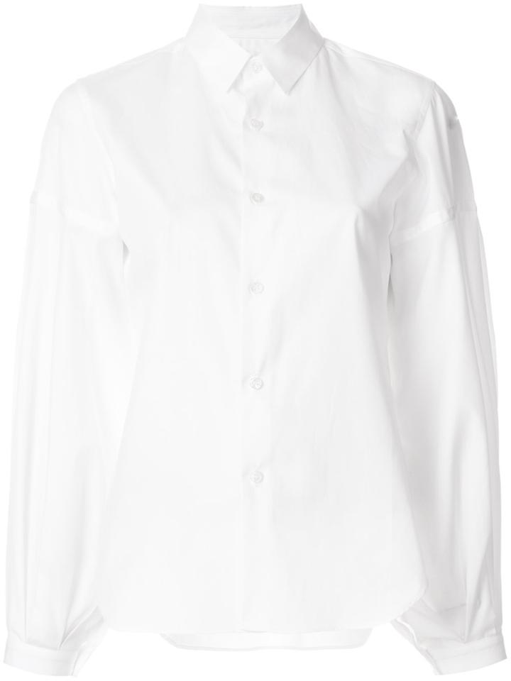 Comme Des Garçons Noir Kei Ninomiya Balloon Sleeve Shirt - White