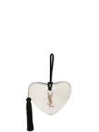 Saint Laurent Heart Pouch - Gold