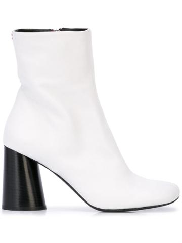 Chuckies New York X Halmanera 85mm Oriett Boots - White