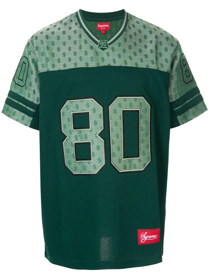 Supreme Monogram Football Jersey - Green