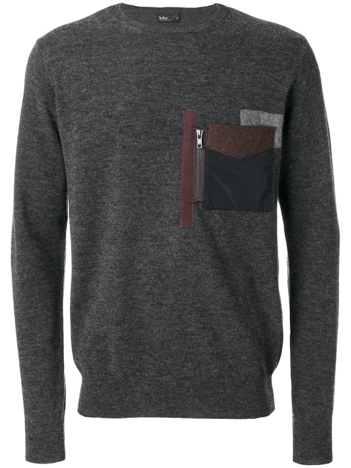 Kolor Patch Pocket Jumper - Grey