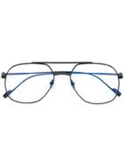 Saint Laurent Eyewear Sl 194 Aviator Glasses - Black