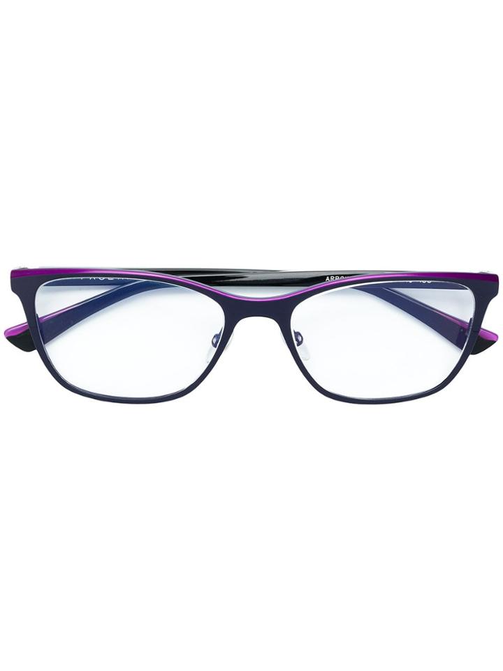 Face À Face Cat Eye Frame Glasses - Pink & Purple