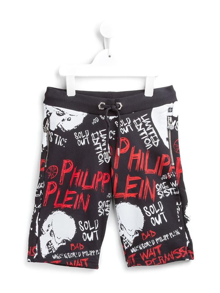 Philipp Plein Kids 'diamond' Track Shorts
