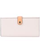 Coach Colour Block Trifold Waller - Pink & Purple
