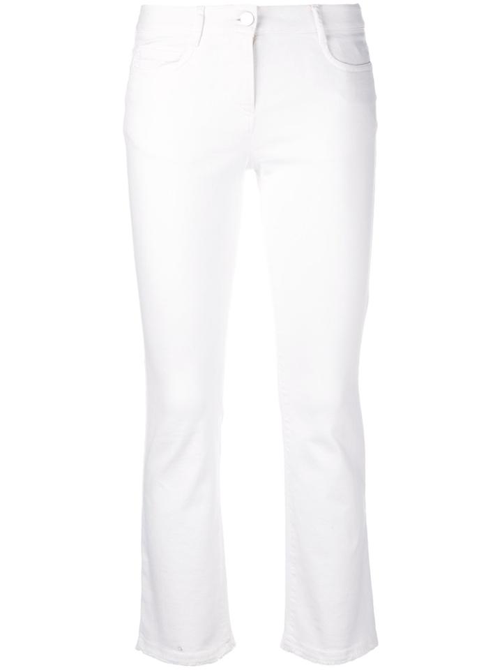 Incotex Slim Cropped Jeans - White