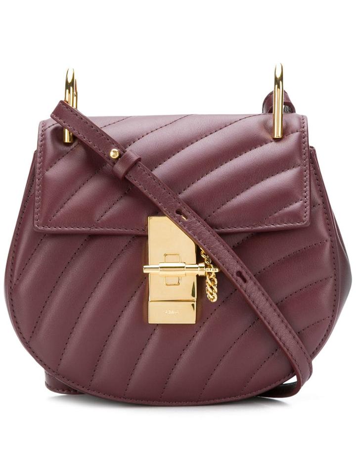 Chloé Mini Drew Bijou Shoulder Bag - Red