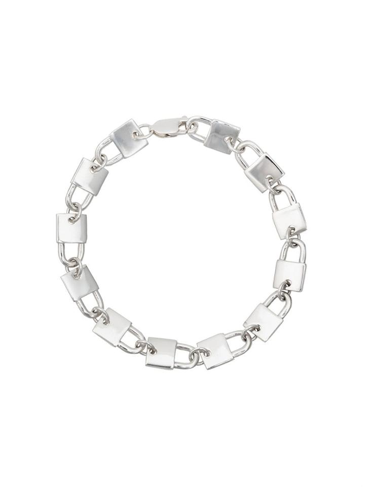 Hatton Labs Padlock Link Bracelet - Silver