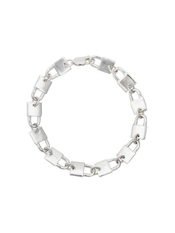 Hatton Labs Padlock Link Bracelet - Silver