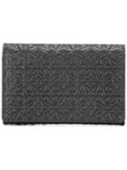 Loewe Anagram Medium Wallet - Black