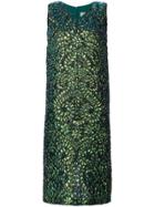 Maison Margiela Lizard Print Dress - Green