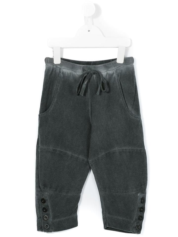 Lost And Found Kids - Buttoned Trousers - Kids - Cotton - 8 Yrs, Black