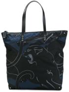 Valentino - Panther Print Tote Bag - Men - Acrylic/polyamide - One Size, Black, Acrylic/polyamide