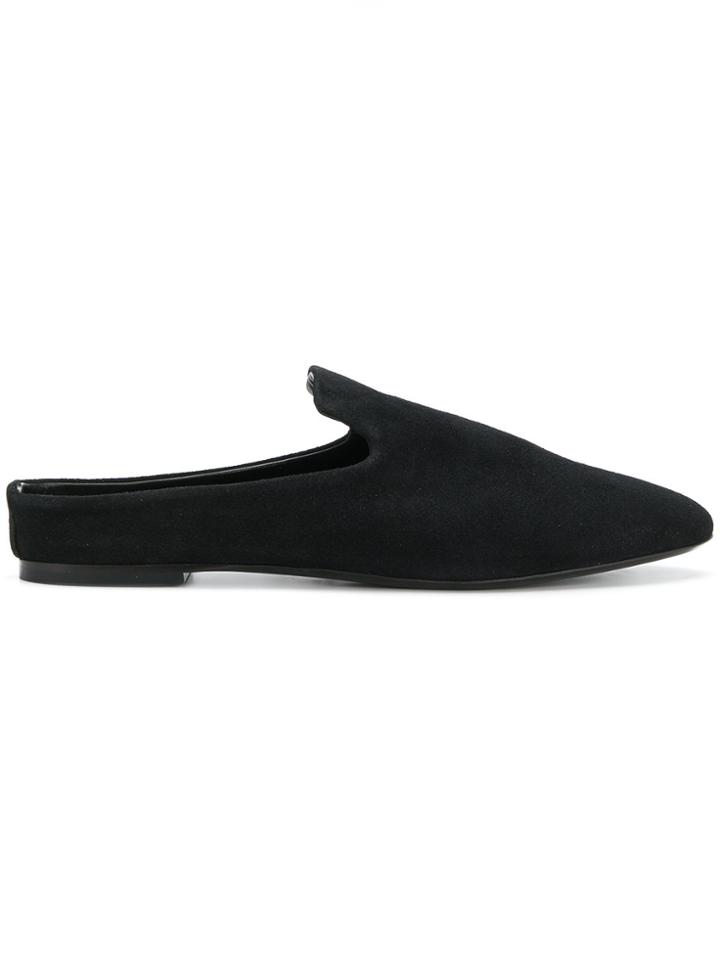 Common Projects Pointed Toe Slippers - Black