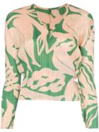 Pleats Please By Issey Miyake Printed Plissé Blouse - 62 Multicoloured