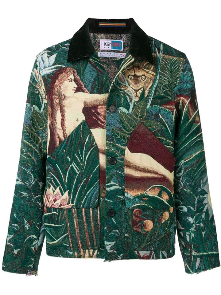 Kenzo Safari Print Jacket - Green