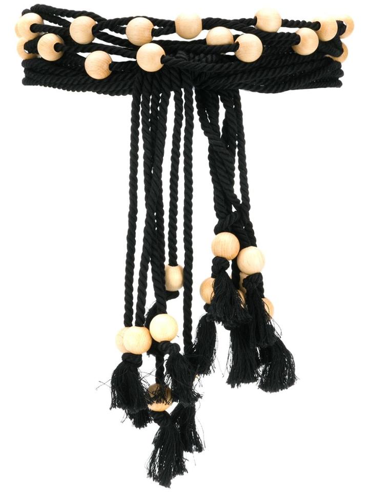 Philosophy Di Lorenzo Serafini Rope And Bead Belt - Black