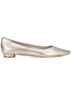Manolo Blahnik Tittola Ballerina Shoes - Grey
