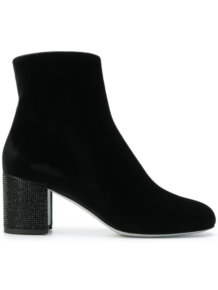 René Caovilla Gatsby Boots - Black