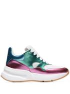 Alexander Mcqueen Runner Sneakers - 6489 Green/pink/blue