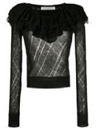 Philosophy Di Lorenzo Serafini Ruffled Neck Sweater - Black