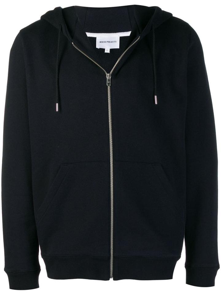 Norse Projects Classic Zipped Hoodie - Blue