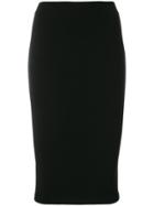 Drome Midi Pencil Skirt - Black